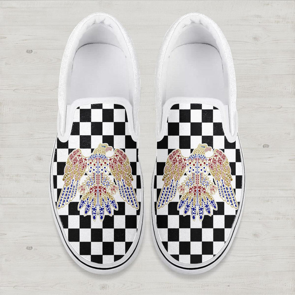 CustomsPig Elvis Aloha Caro Slip On Shoes - CustomsPig.com