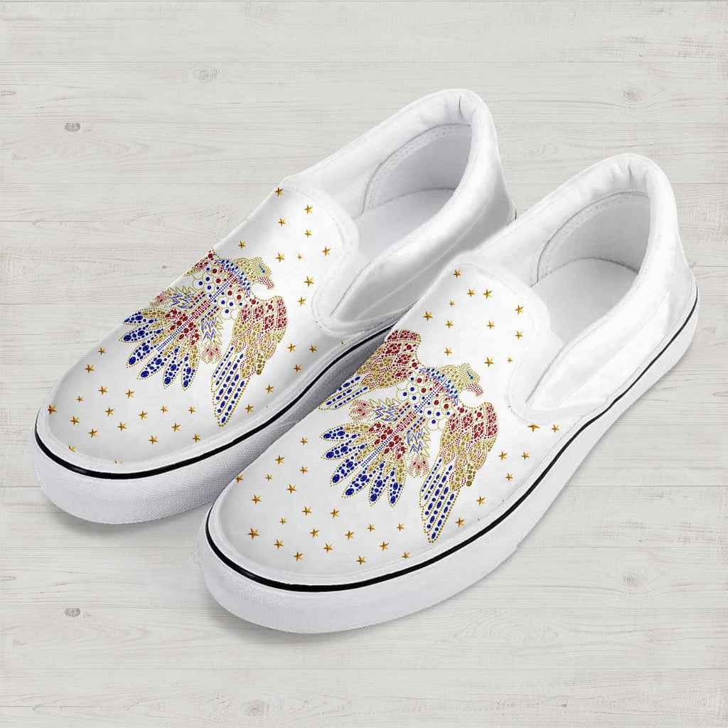 CustomsPig Elvis Aloha Slip On Shoes - CustomsPig.com