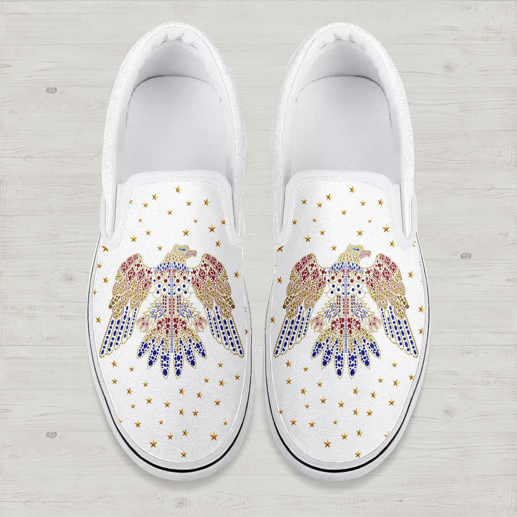 CustomsPig Elvis Aloha Slip On Shoes - CustomsPig.com