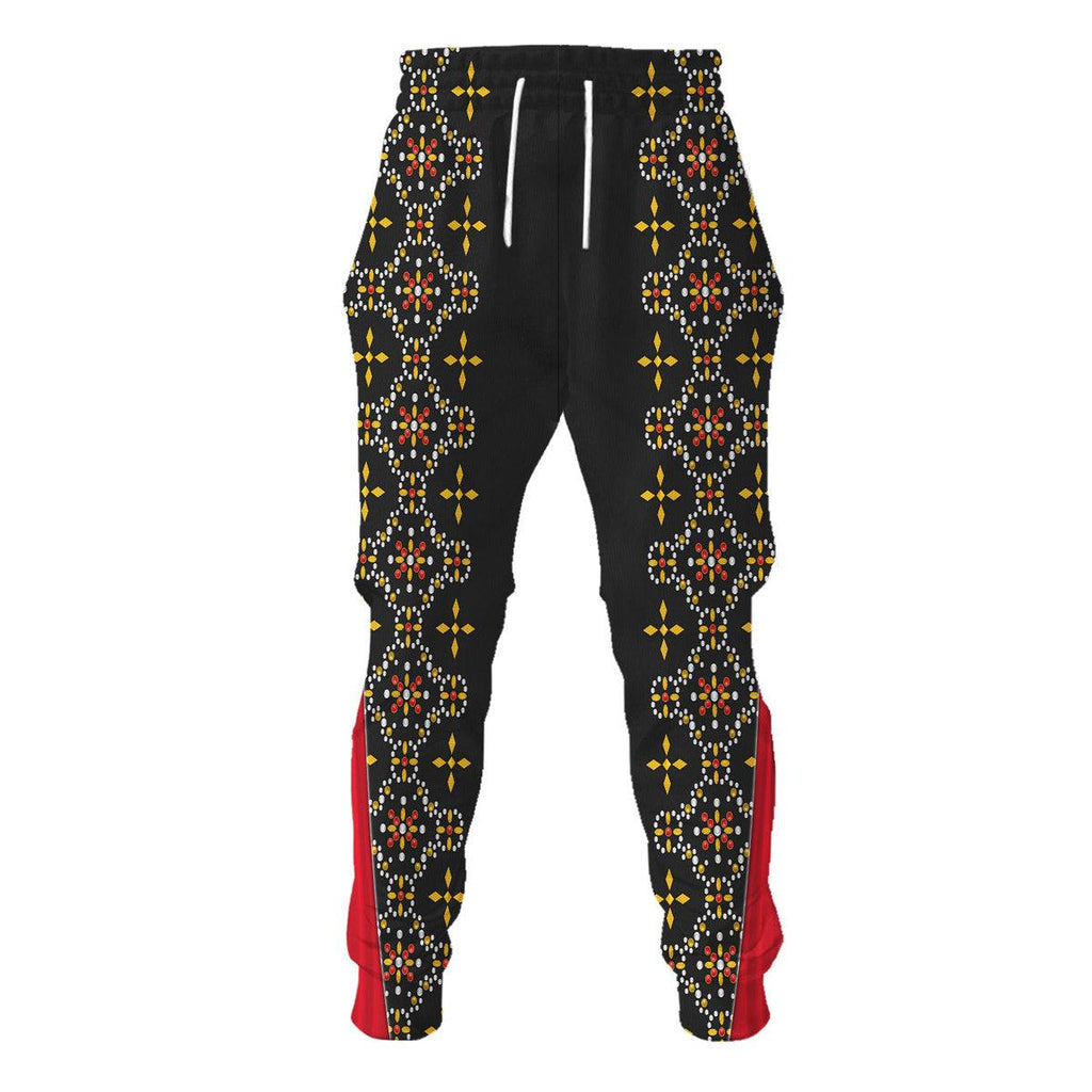 CustomsPig Elvis Black Conquistador Costume Hoodie Sweatshirt T-Shirt Sweatpants - CustomsPig.com