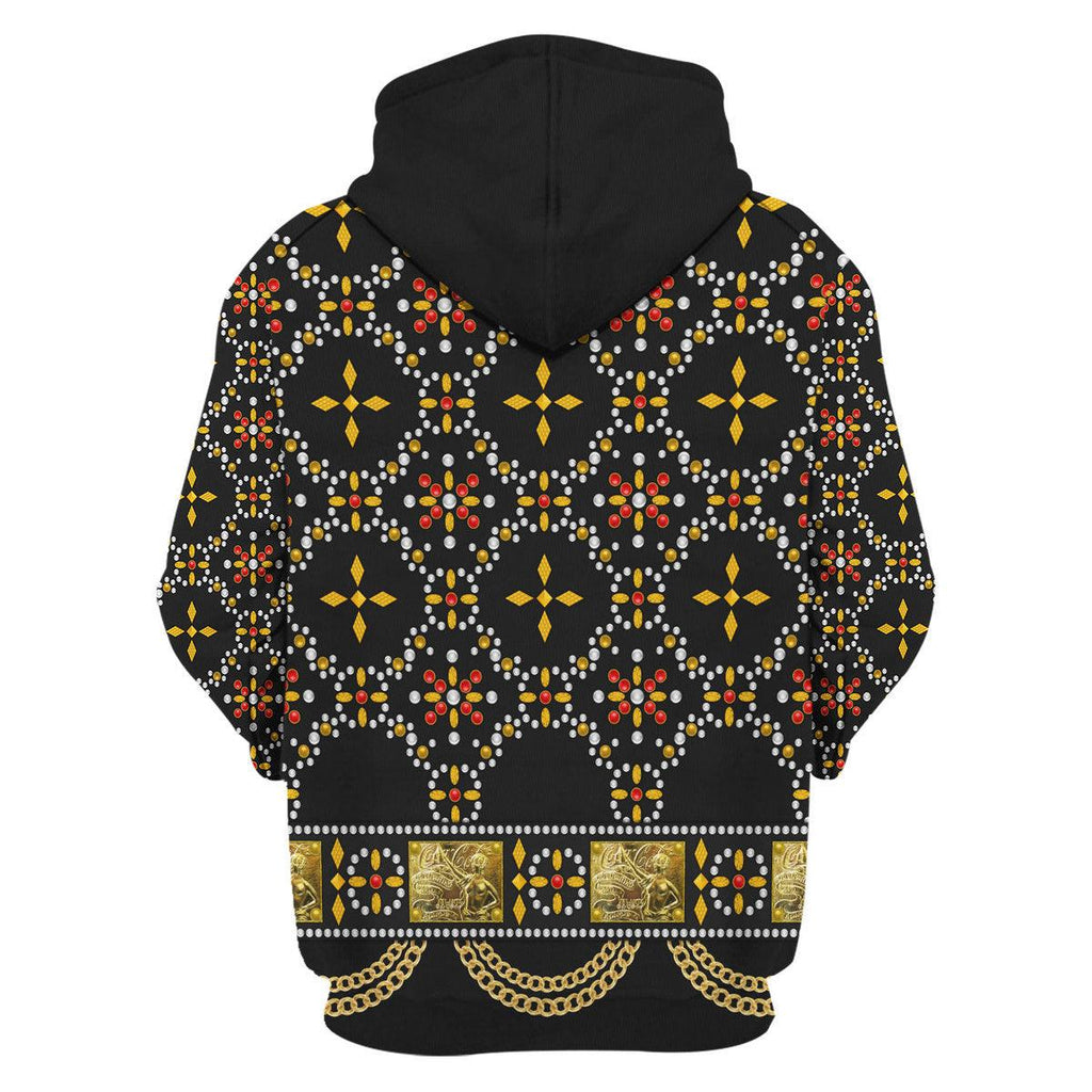 CustomsPig Elvis Black Conquistador Costume Hoodie Sweatshirt T-Shirt Sweatpants - CustomsPig.com