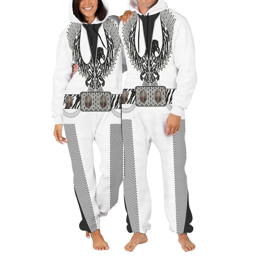 CustomsPig Elvis Black Phoenix jumpsuit Costume - CustomsPig.com