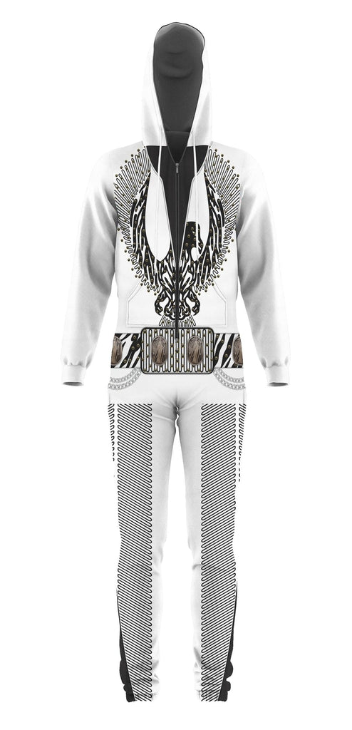 CustomsPig Elvis Black Phoenix jumpsuit Costume - CustomsPig.com