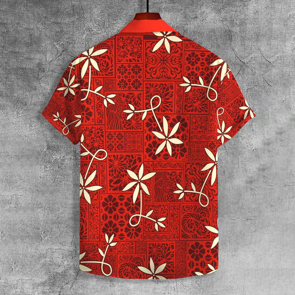 Gearhomie Elvis Blue Hawaii Shirt UNISEX CASUAL HAWAIIAN SHIRT - Gearhomie.com