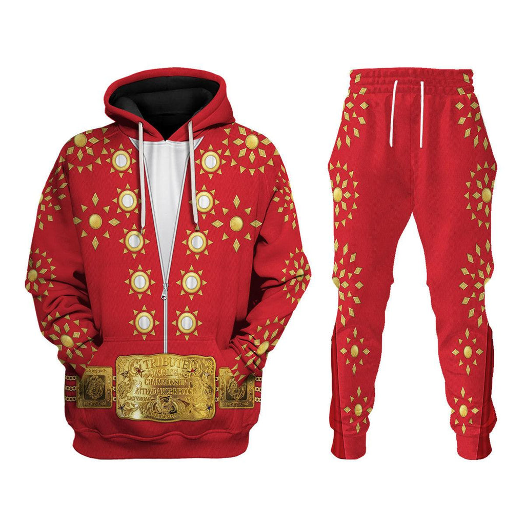 CustomsPig Elvis Burning Love Costume Hoodie Sweatshirt T-Shirt Sweatpants - CustomsPig.com