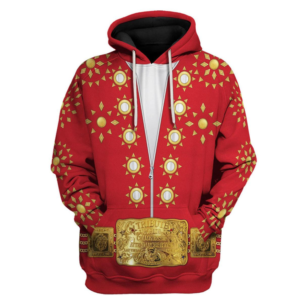 CustomsPig Elvis Burning Love Costume Hoodie Sweatshirt T-Shirt Sweatpants - CustomsPig.com