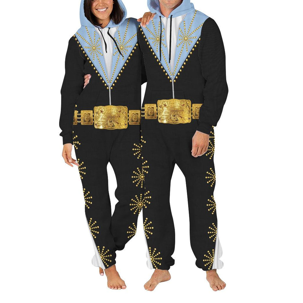 CustomsPig Elvis Cisco Blue jumpsuit Costume - CustomsPig.com