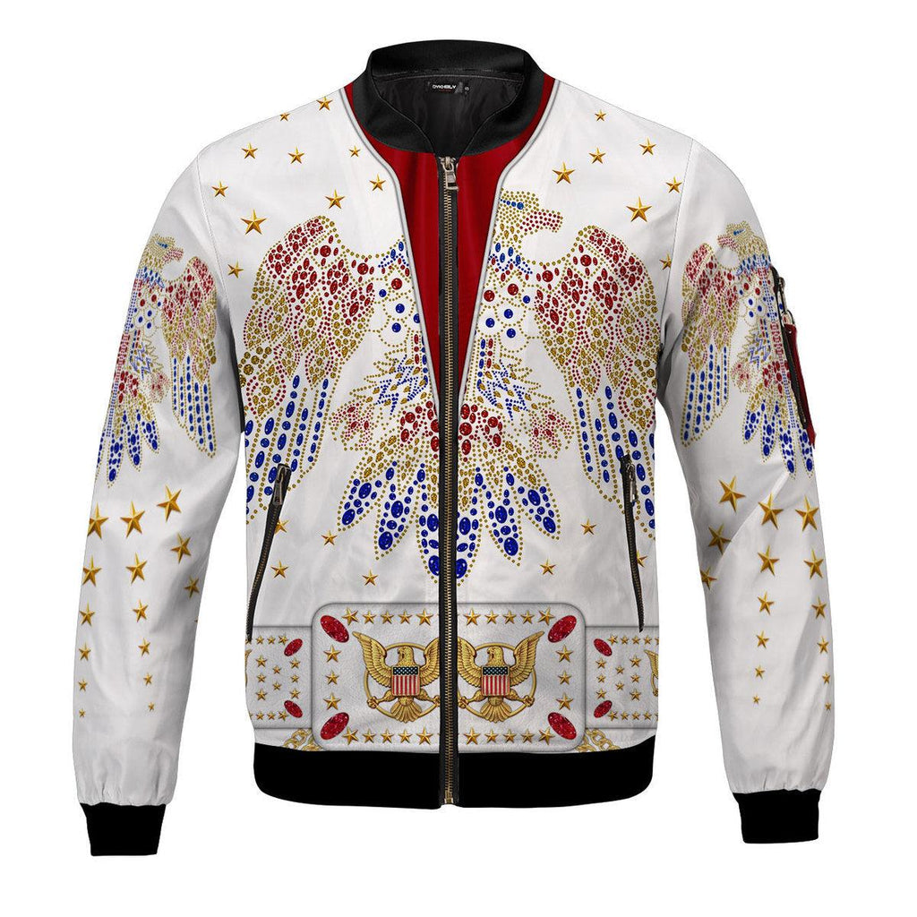 CustomsPig Elvis Costume Bomber Jacket - CustomsPig.com