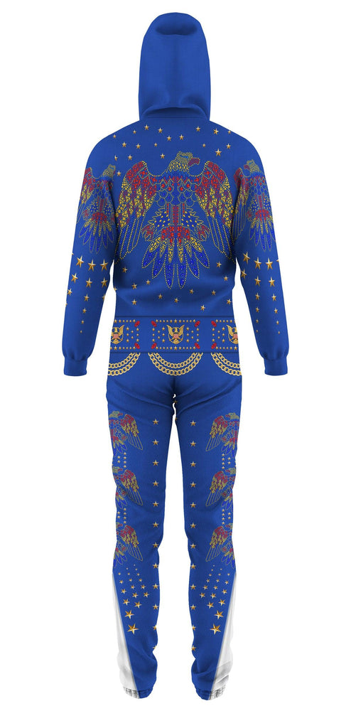 CustomsPig Elvis EAGLE Blue jumpsuit Costume - CustomsPig.com