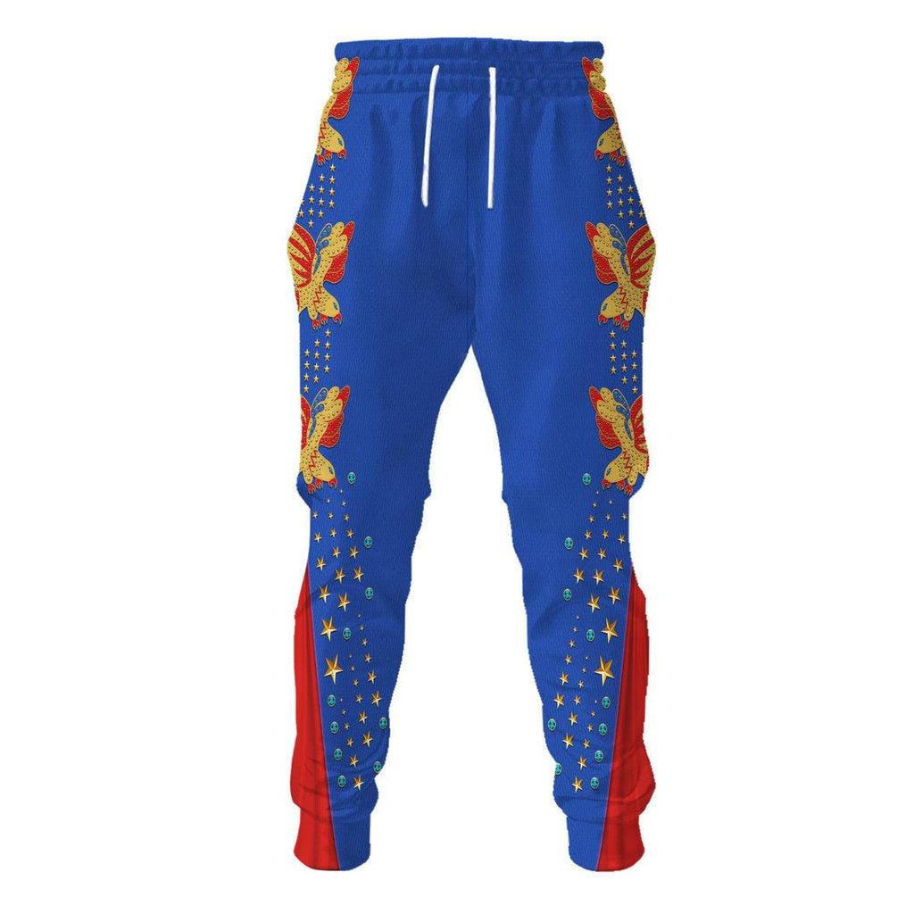 CustomsPig Elvis EAGLE Blue Outfit Costume Hoodie Dress Swatpants - CustomsPig.com