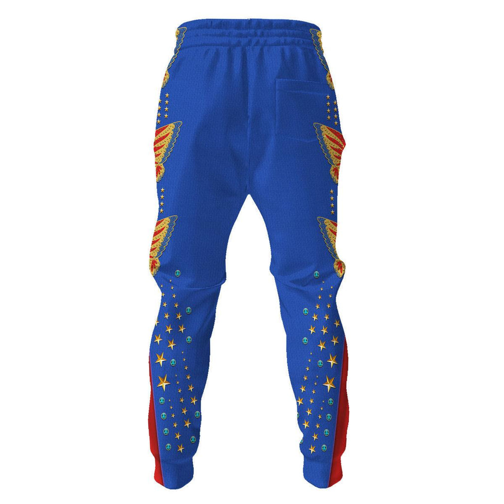 CustomsPig Elvis EAGLE Blue Outfit Costume Hoodie Dress Swatpants - CustomsPig.com