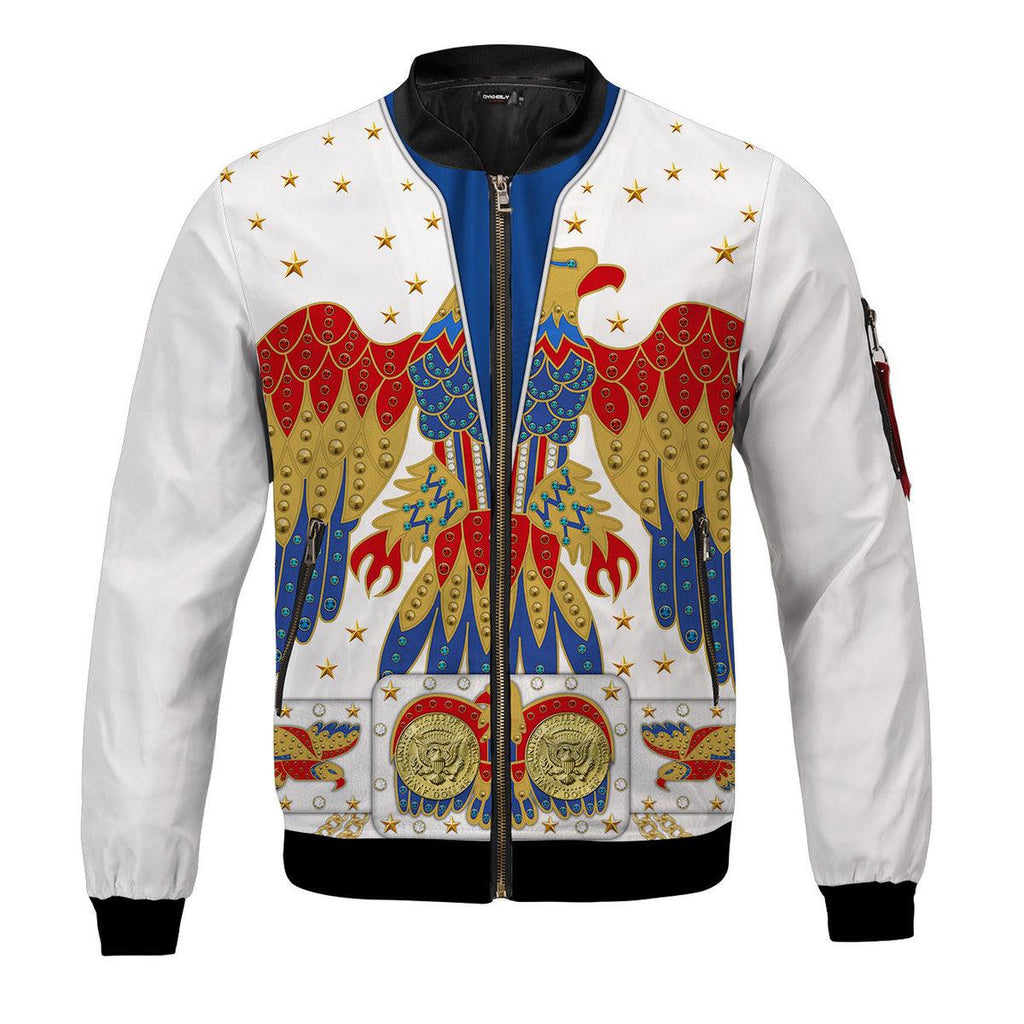 CustomsPig Elvis Eagle Bomber Jacket - CustomsPig.com