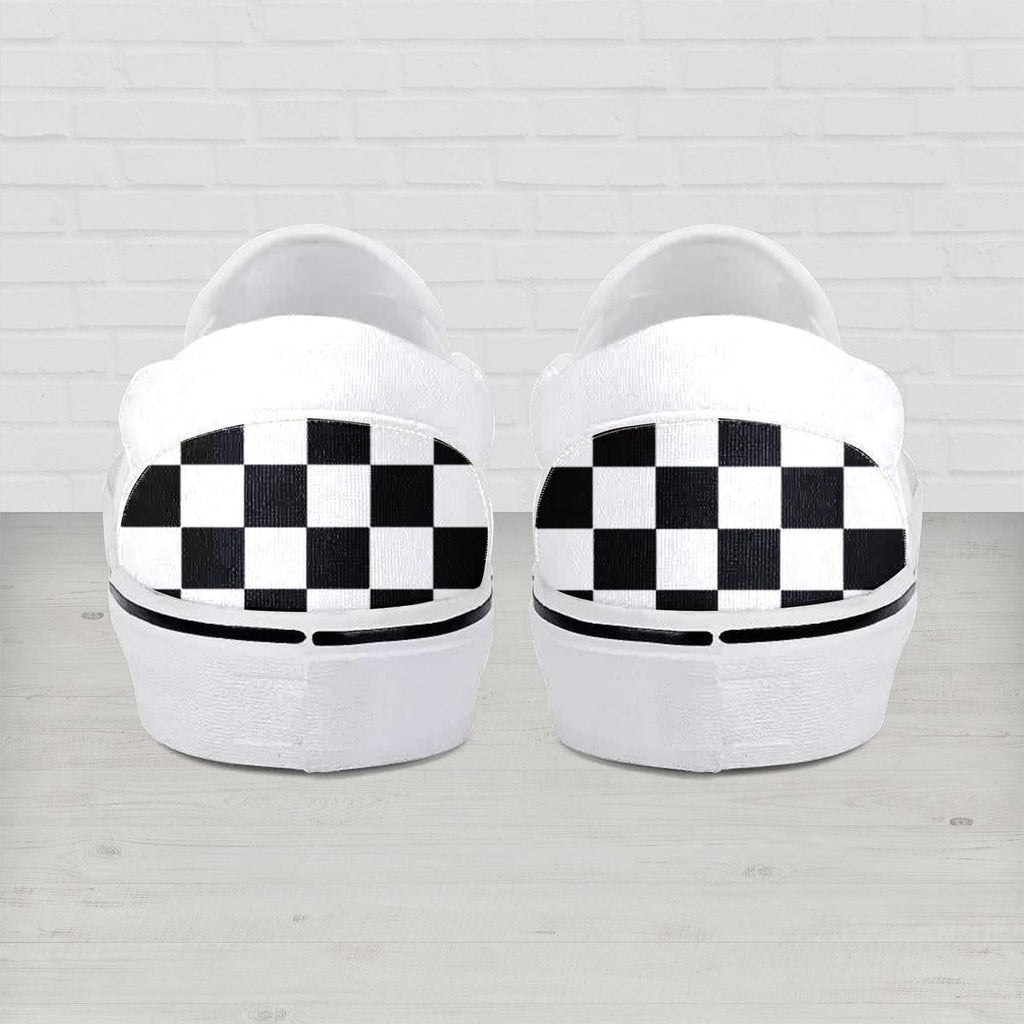 CustomsPig Elvis Eagle Caro Slip On Shoes - CustomsPig.com