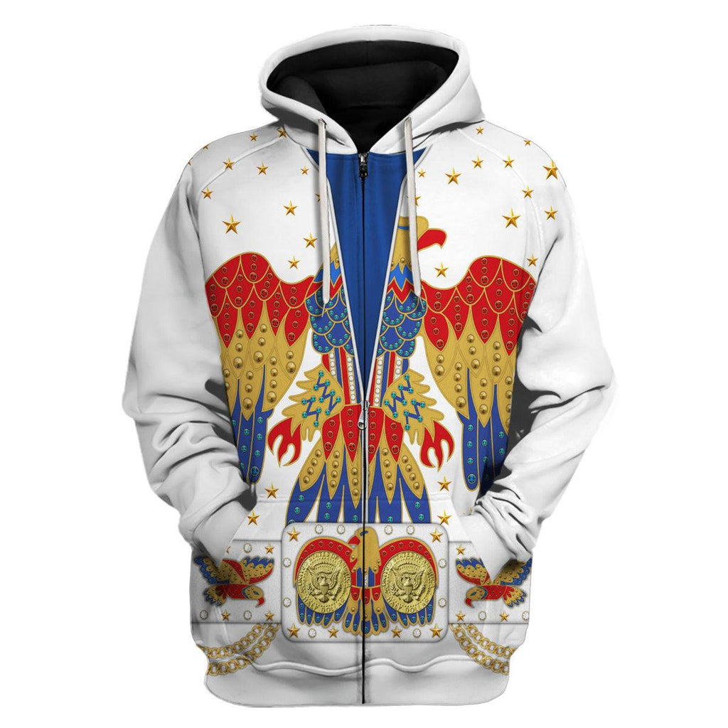 CustomsPig Elvis EAGLE Costume Hoodie Sweatshirt T-Shirt Sweatpants - CustomsPig.com