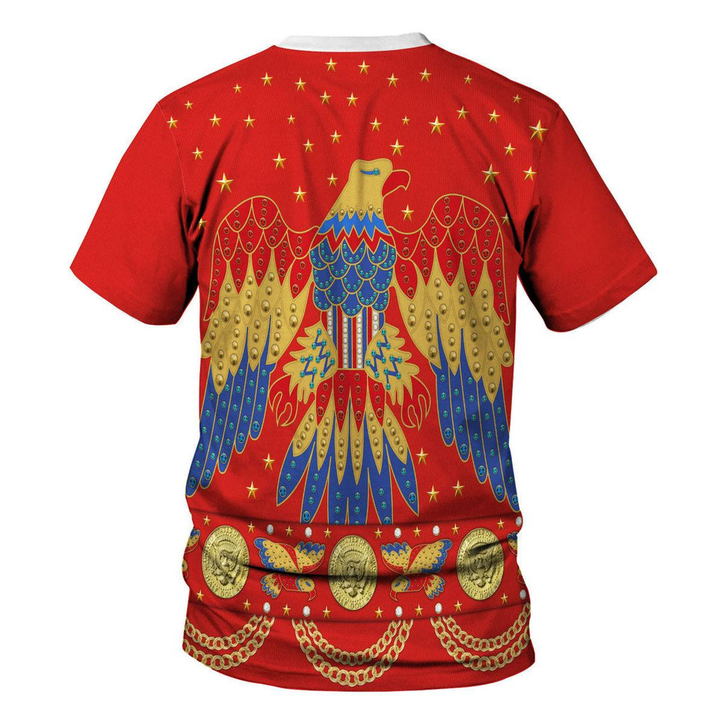 CustomsPig Elvis EAGLE Red Costume Hoodie Sweatshirt T-Shirt Sweatpants - CustomsPig.com