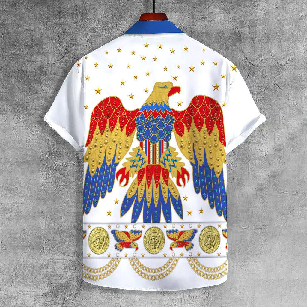 Gearhomie Elvis EAGLE UNISEX CASUAL HAWAIIAN SHIRT - Gearhomie.com