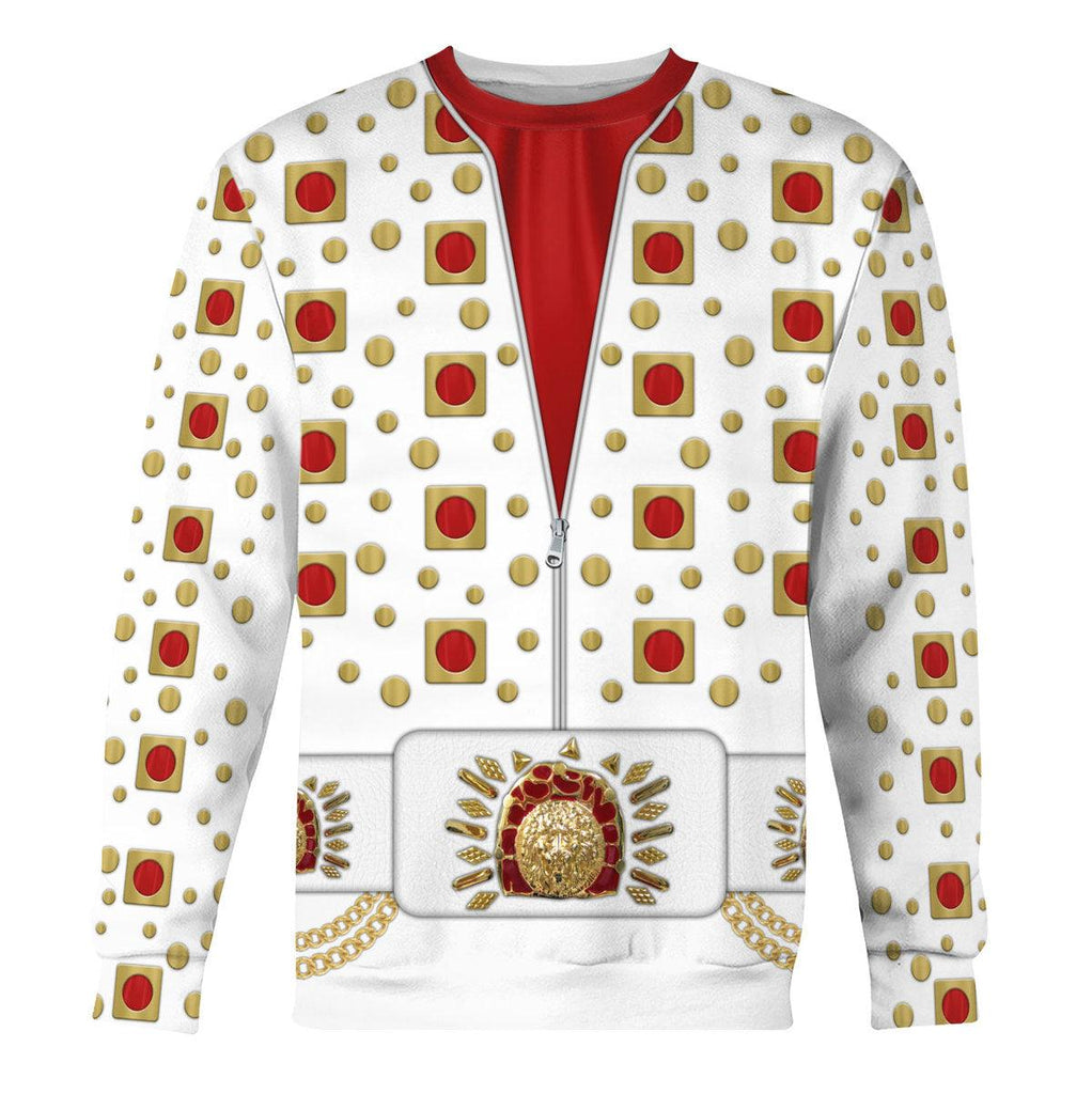 CustomsPig Elvis Eyelet Suit Costume Hoodie Sweatshirt T-Shirt Sweatpants - CustomsPig.com