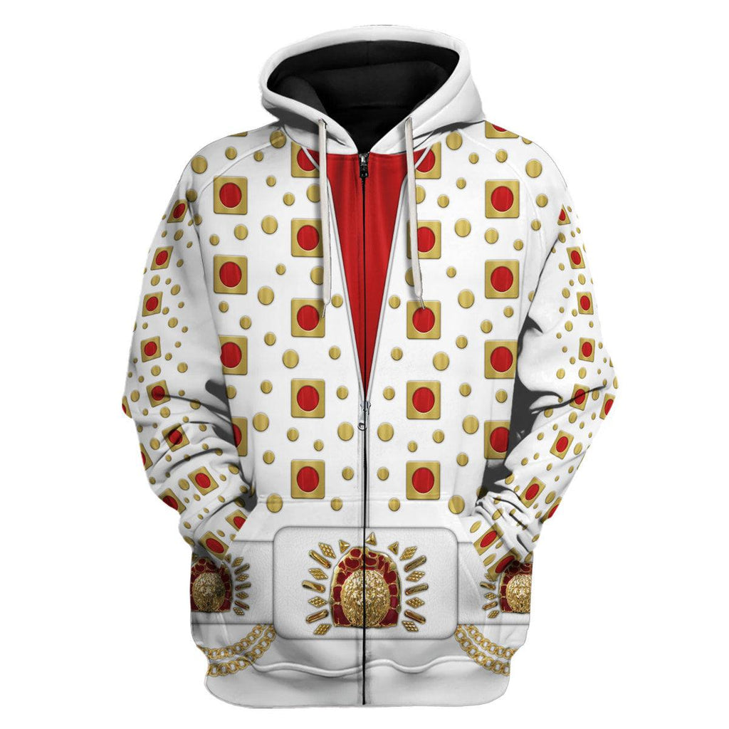 CustomsPig Elvis Eyelet Suit Costume Hoodie Sweatshirt T-Shirt Sweatpants - CustomsPig.com