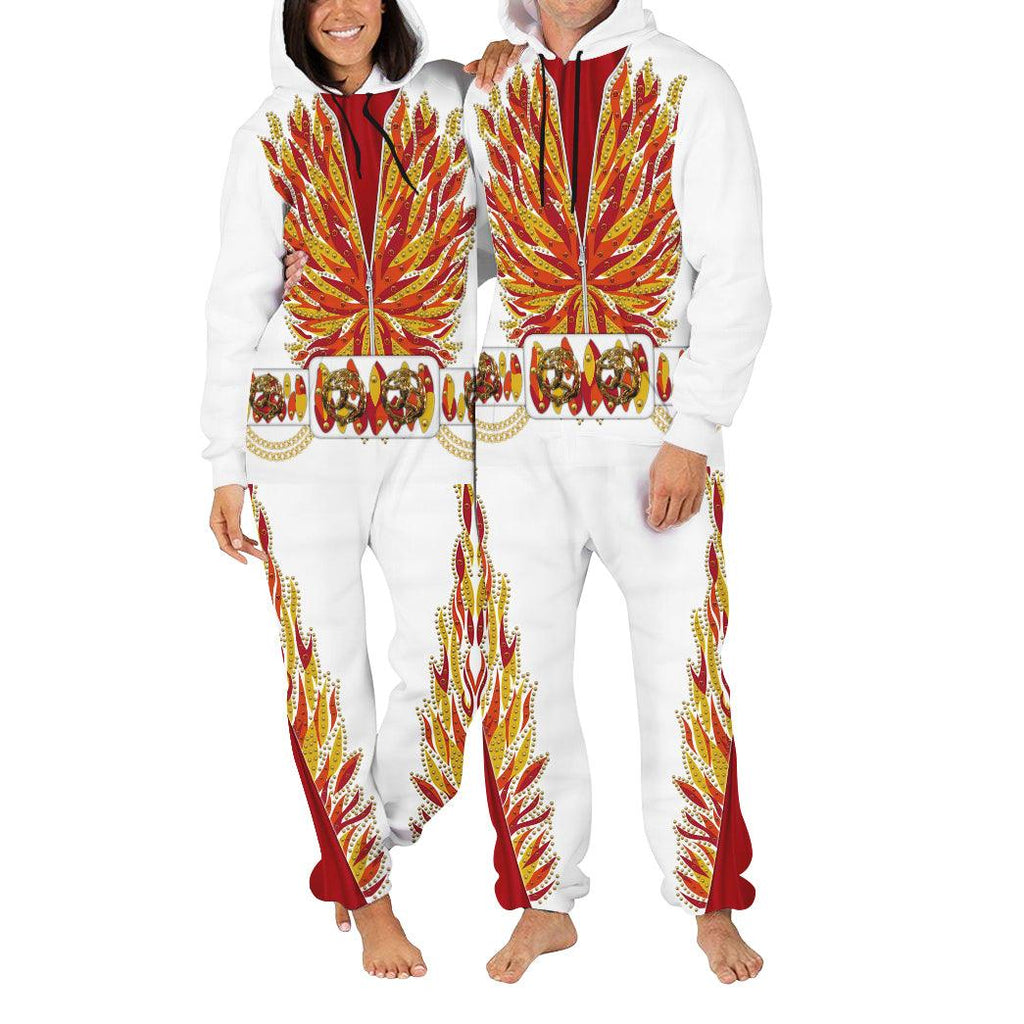 CustomsPig Elvis Flame jumpsuit Costume - CustomsPig.com