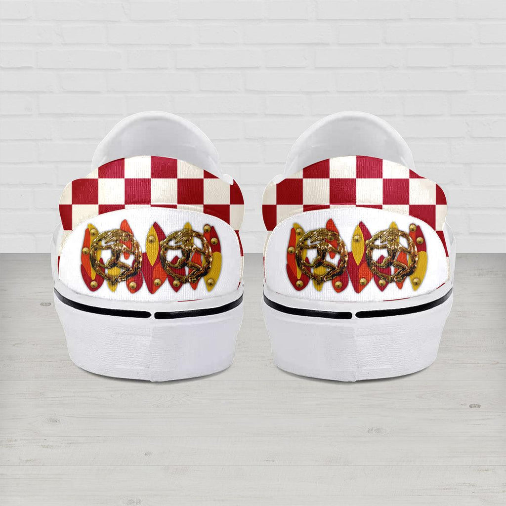 CustomsPig Elvis Flame Slip On Shoes - CustomsPig.com