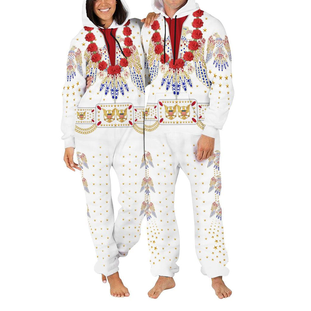 CustomsPig Elvis Flower jumpsuit Costume - CustomsPig.com