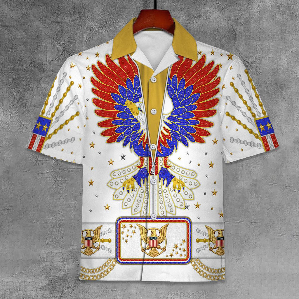 CustomsPig Elvis New Generation Eagle Unisex Hawaii Shirt - CustomsPig.com