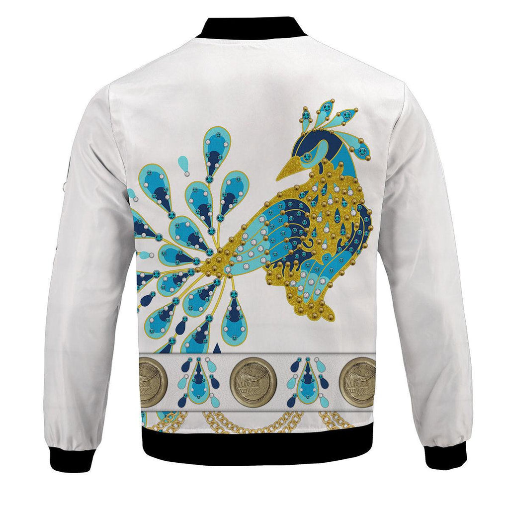 CustomsPig Elvis Peacock Bomber Jacket - CustomsPig.com