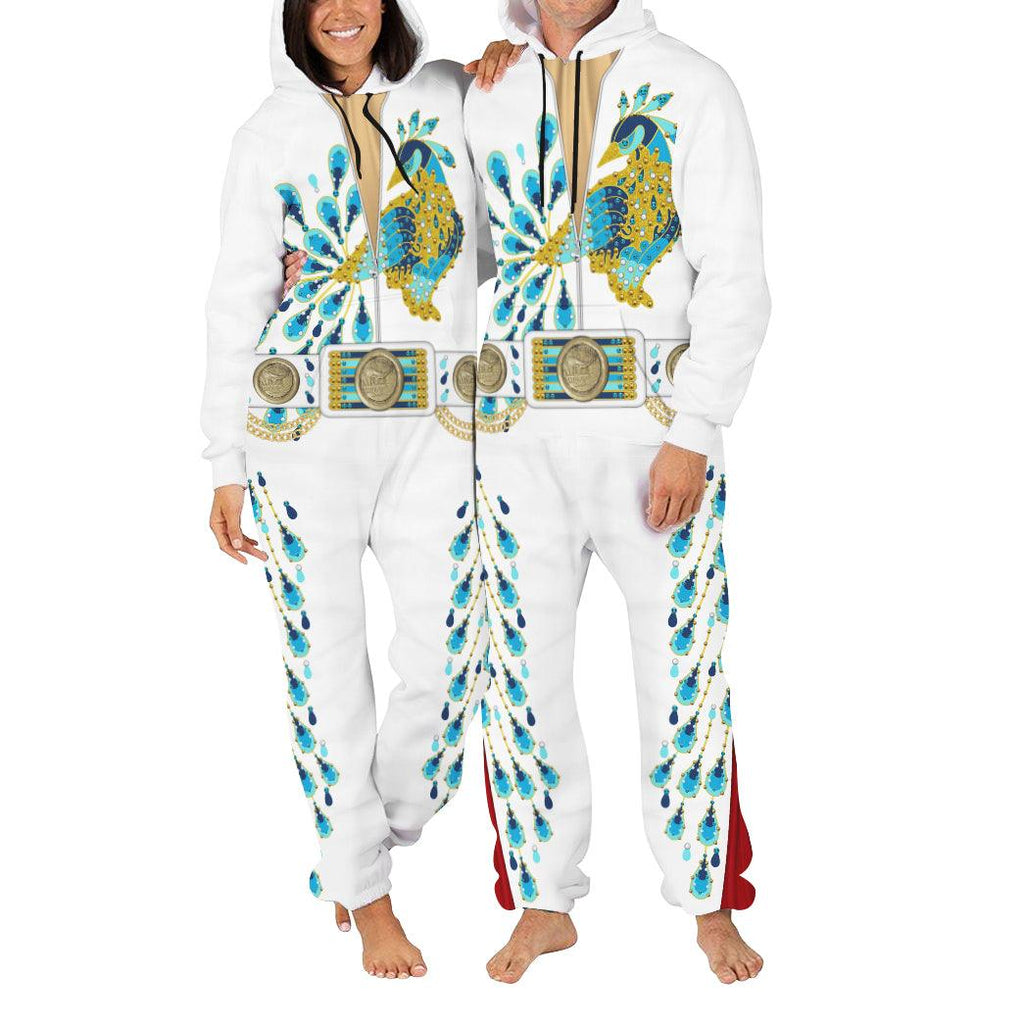 CustomsPig Elvis Peacock jumpsuit Costume - CustomsPig.com