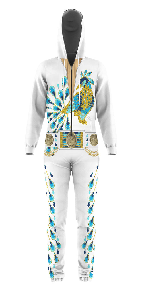 CustomsPig Elvis Peacock jumpsuit Costume - CustomsPig.com