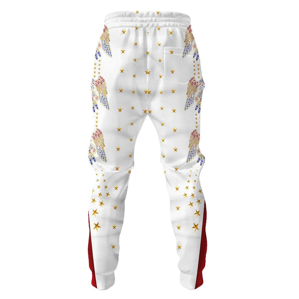 CustomsPig Elvis Presley Costume Hoodie Dress Swatpants - CustomsPig.com