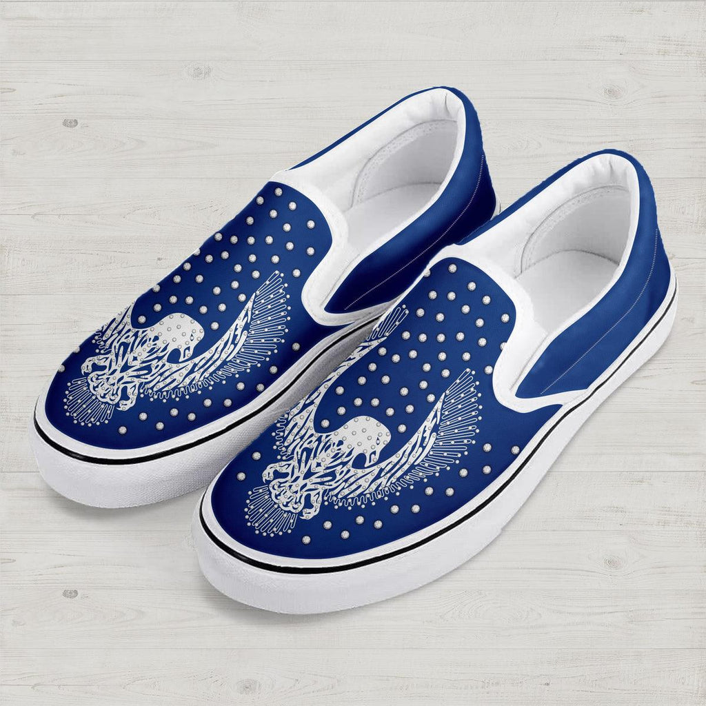 Gearhomie Elvis Presley Silver Phoenix (1975) Slip On Shoes - Gearhomie.com