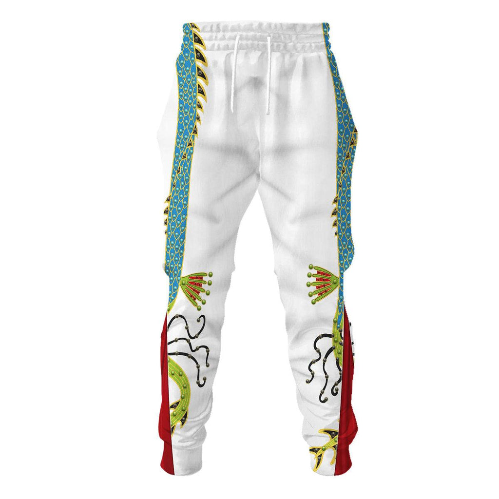 CustomsPig Elvis Presley The Dragon Outfit Costume Hoodie Dress Swatpants - CustomsPig.com