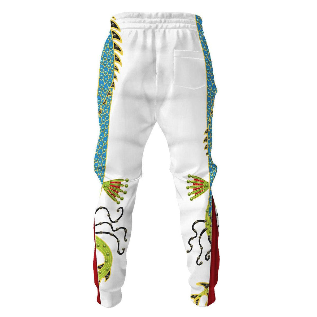 CustomsPig Elvis Presley The Dragon Outfit Costume Hoodie Dress Swatpants - CustomsPig.com