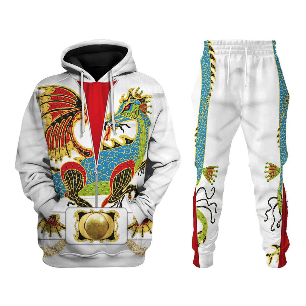 CustomsPig Elvis Presley The Dragon Outfit Costume Hoodie Sweatshirt T-Shirt Sweatpants - CustomsPig.com