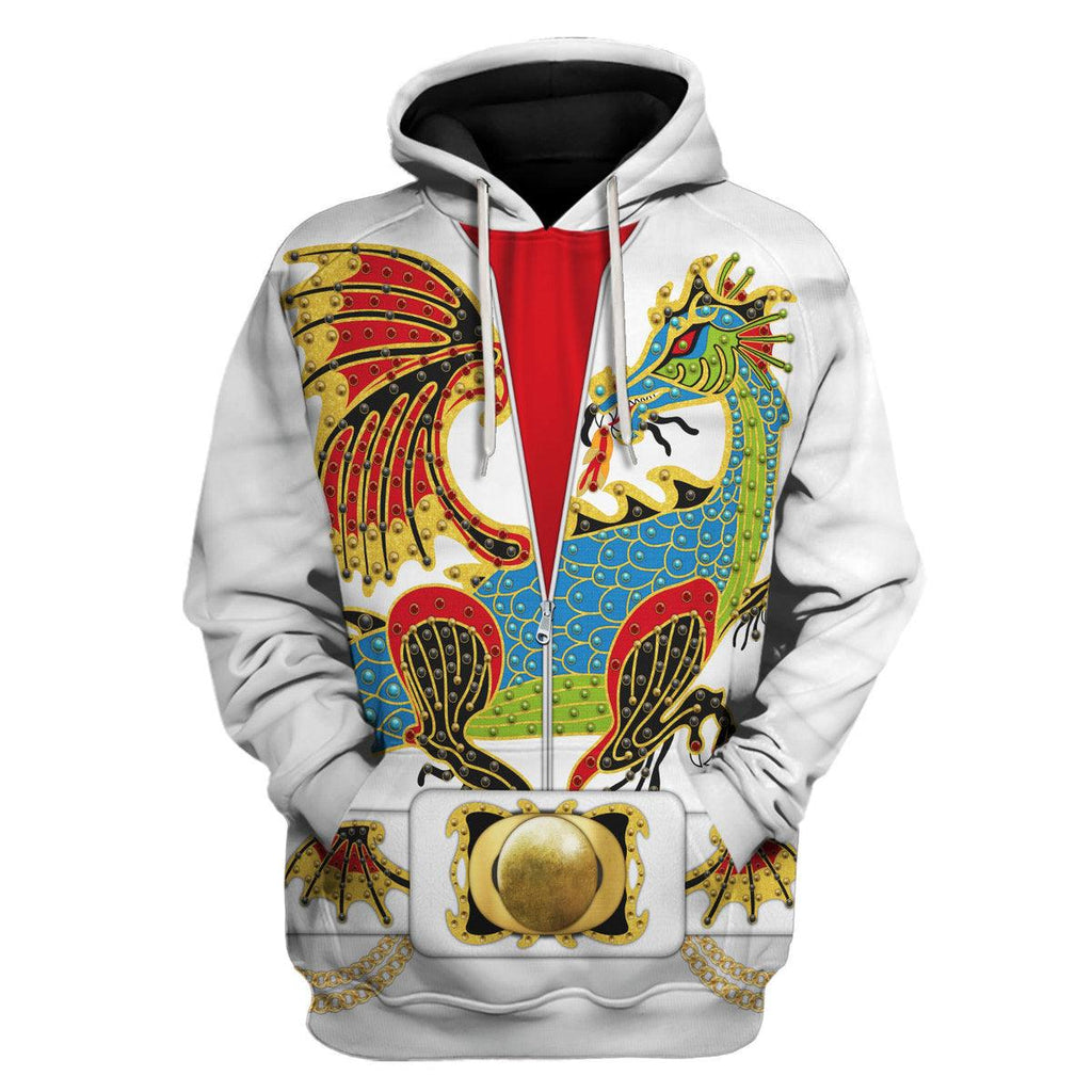 CustomsPig Elvis Presley The Dragon Outfit Costume Hoodie Sweatshirt T-Shirt Sweatpants - CustomsPig.com