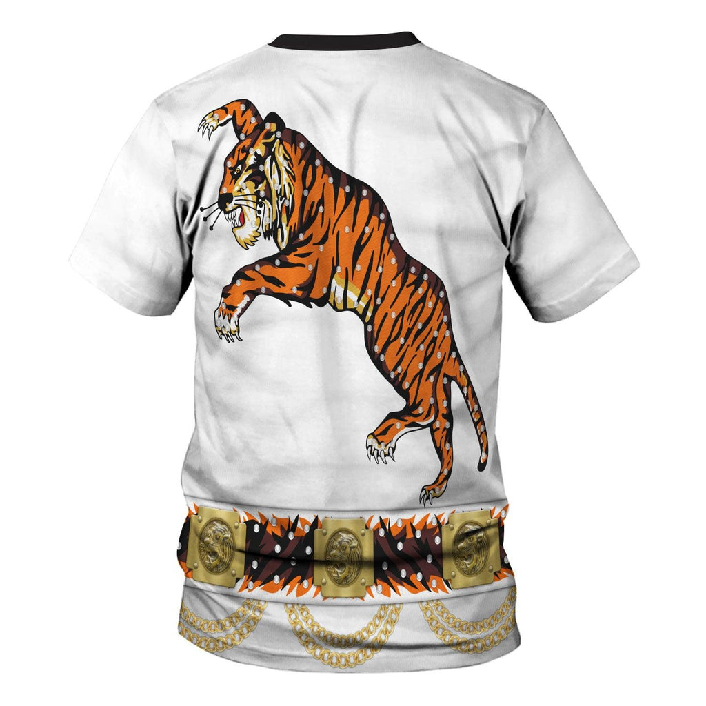 CustomsPig Elvis Presley Tiger Costume Hoodie Sweatshirt T-Shirt Sweatpants - DucG