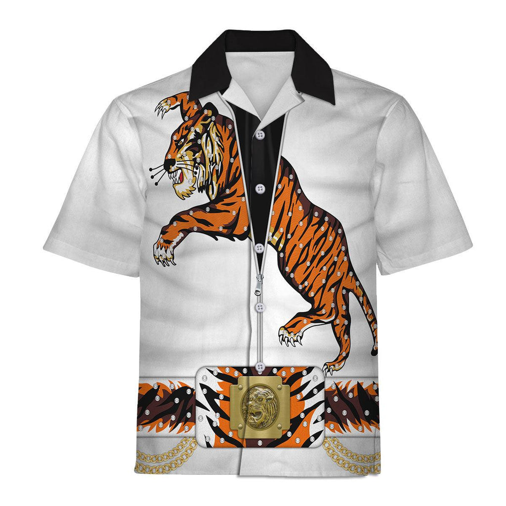 CustomsPig Elvis Presley Tiger Costume Hoodie Sweatshirt T-Shirt Sweatpants - DucG