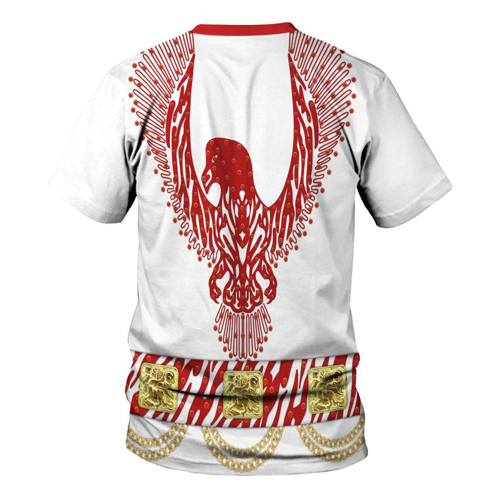 CustomsPig Elvis Red Phoenix Suit Costume Hoodie Sweatshirt T-Shirt Sweatpants - CustomsPig.com