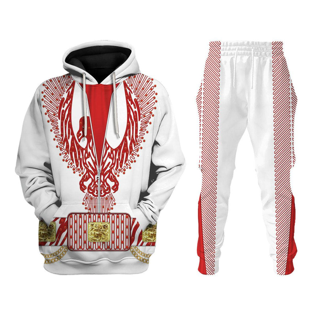 CustomsPig Elvis Red Phoenix Suit Costume Hoodie Sweatshirt T-Shirt Sweatpants - CustomsPig.com