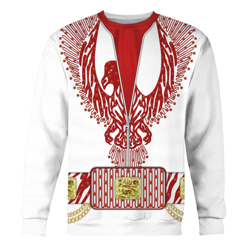 CustomsPig Elvis Red Phoenix Suit Costume Hoodie Sweatshirt T-Shirt Sweatpants - CustomsPig.com