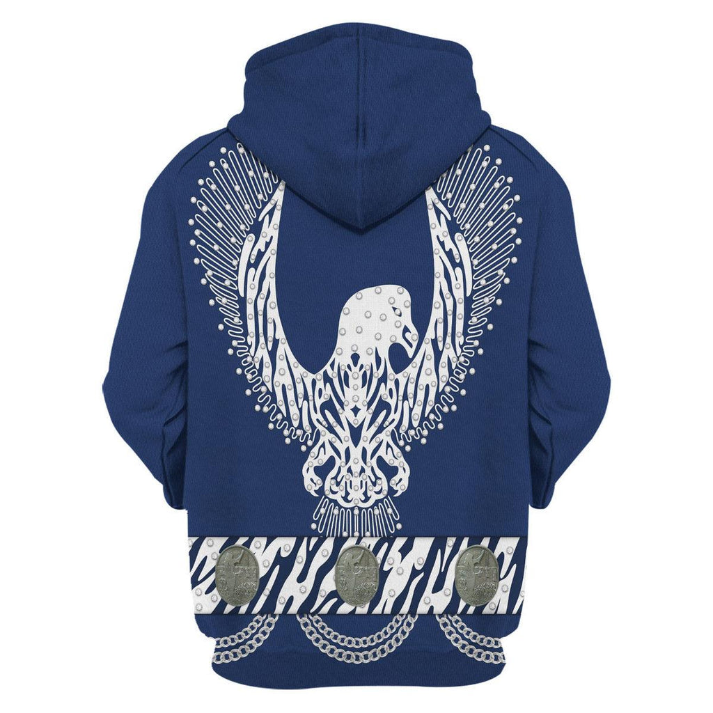 CustomsPig Elvis Silver Phoenix Costume Hoodie Sweatshirt T-Shirt Sweatpants - CustomsPig.com