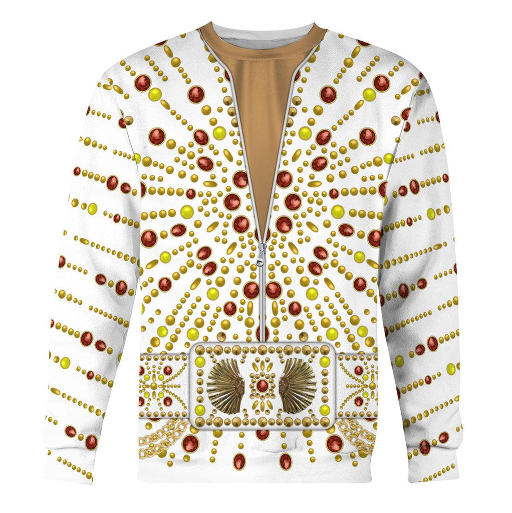 CustomsPig Elvis Sunburst Costume Hoodie Sweatshirt T-Shirt Sweatpants - CustomsPig.com