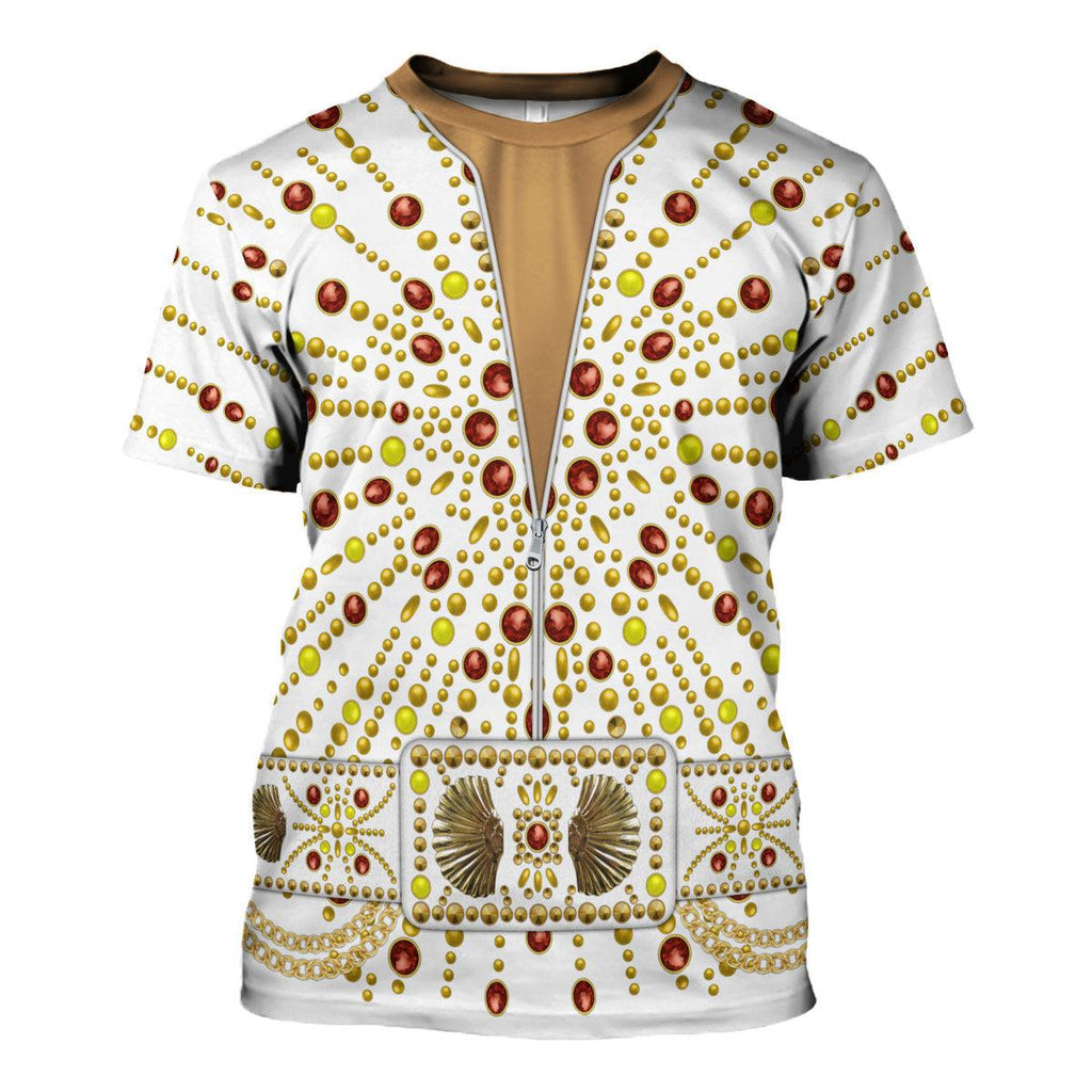 CustomsPig Elvis Sunburst Costume Hoodie Sweatshirt T-Shirt Sweatpants - CustomsPig.com