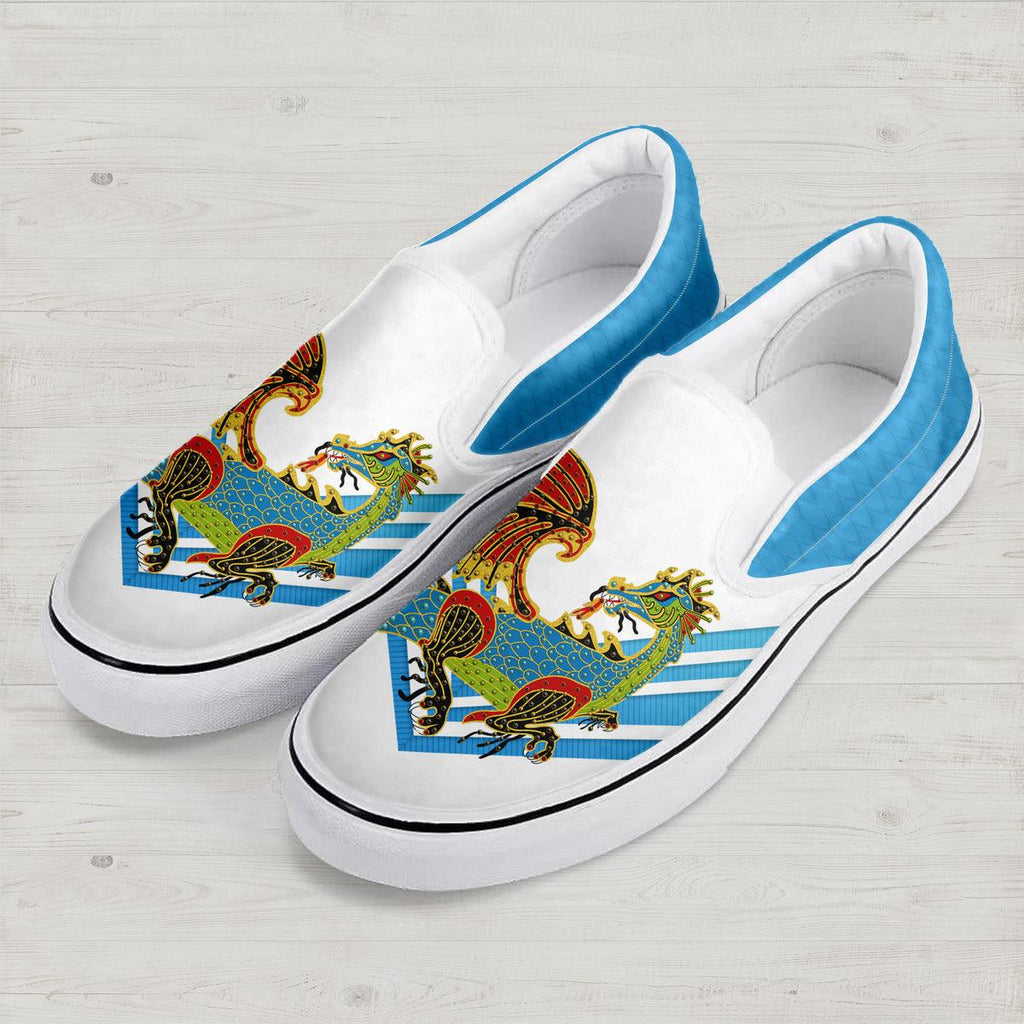 Gearhomie Elvis The Dragon Slip On Shoes - Gearhomie.com