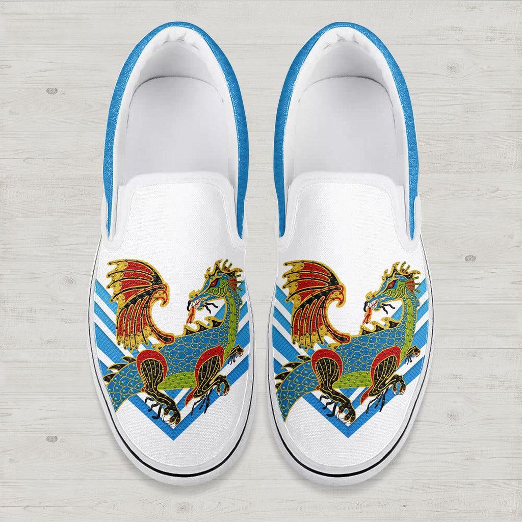 Gearhomie Elvis The Dragon Slip On Shoes - Gearhomie.com