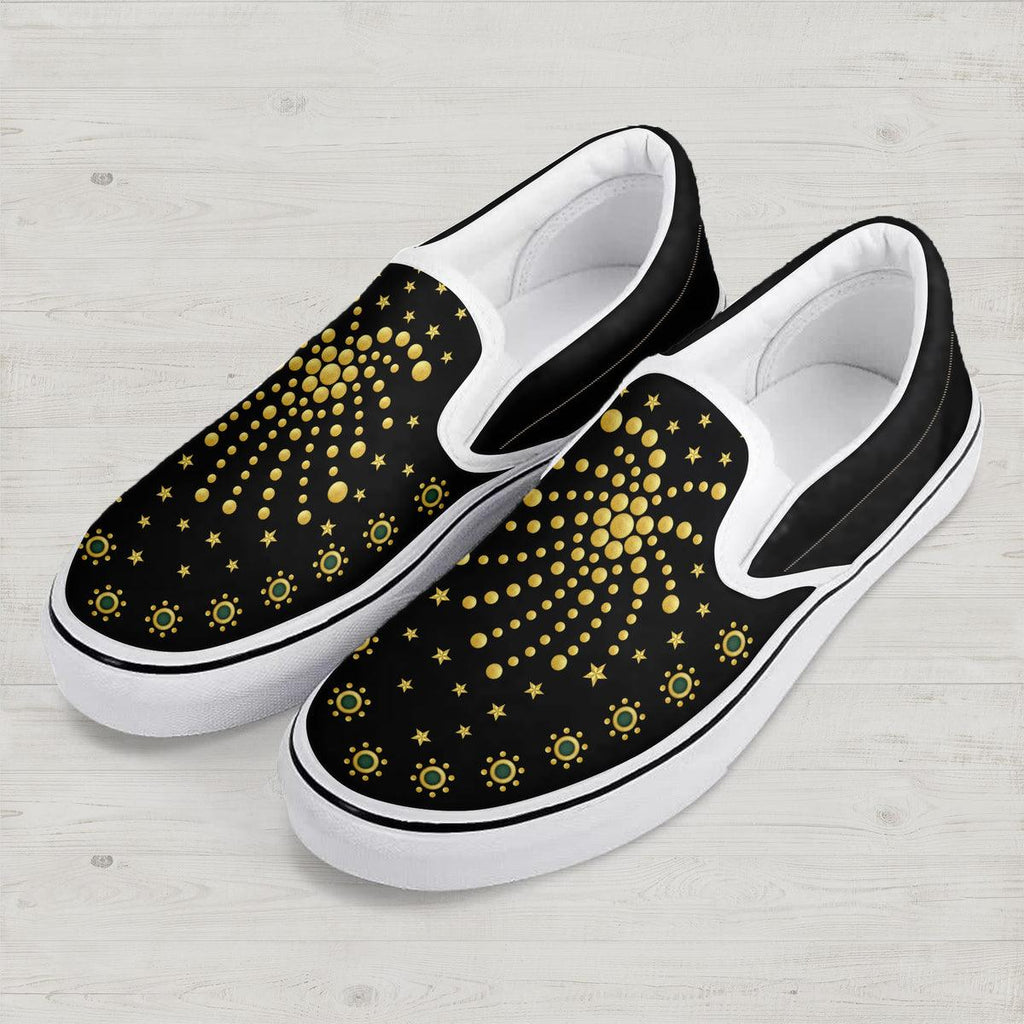 CustomsPig Elvis The Fireworks Slip On Shoes - CustomsPig.com