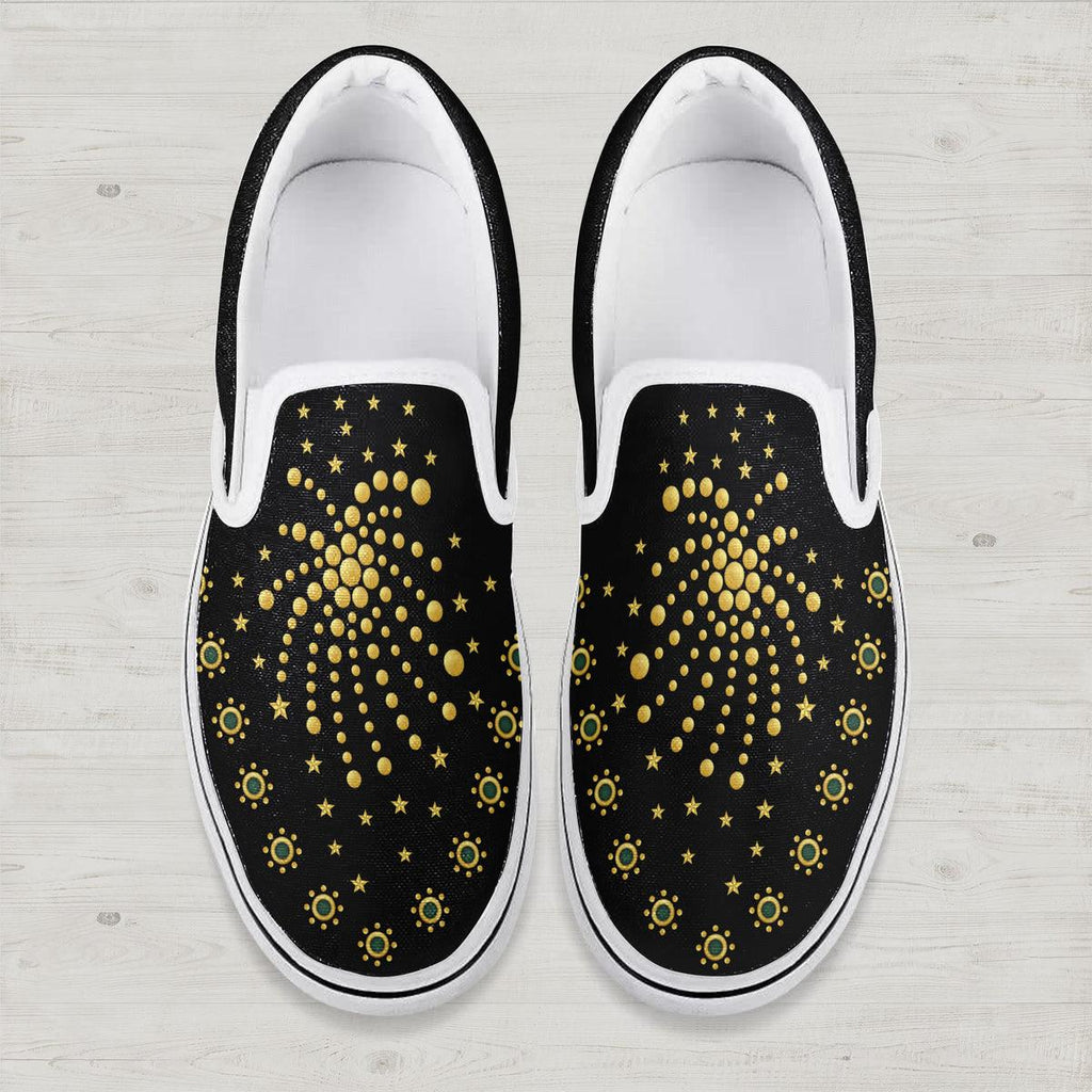 CustomsPig Elvis The Fireworks Slip On Shoes - CustomsPig.com