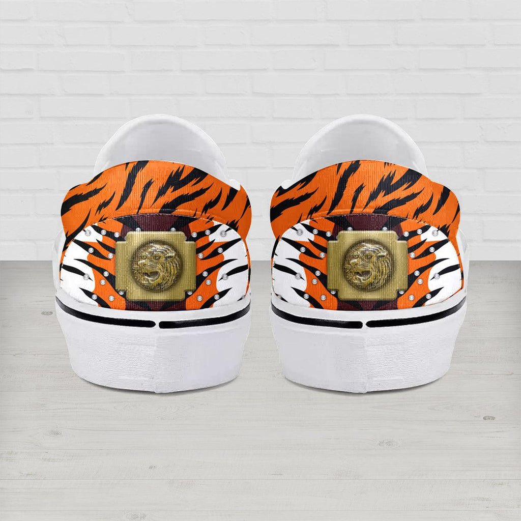 CustomsPig Elvis Tiger Slip On Shoes - CustomsPig.com