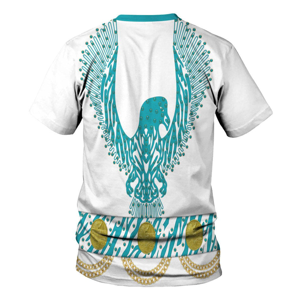 CustomsPig Elvis Turquoise Phoenix Costume Hoodie Sweatshirt T-Shirt Sweatpants - CustomsPig.com