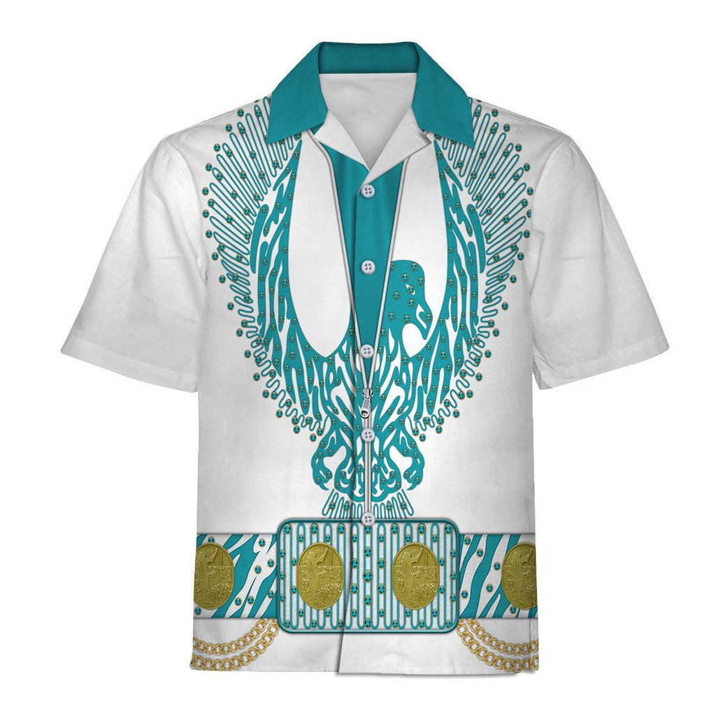 CustomsPig Elvis Turquoise Phoenix Costume Hoodie Sweatshirt T-Shirt Sweatpants - CustomsPig.com